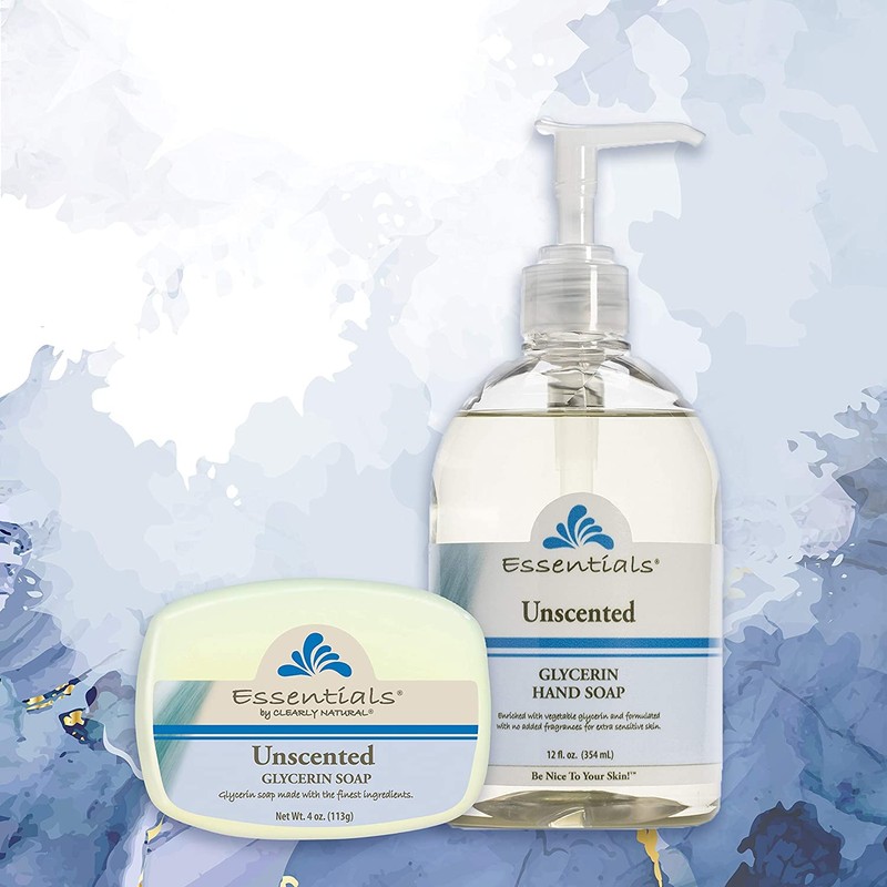 Clearly Natural Unscented Liquid Soap, 12 Ounce - 6 per