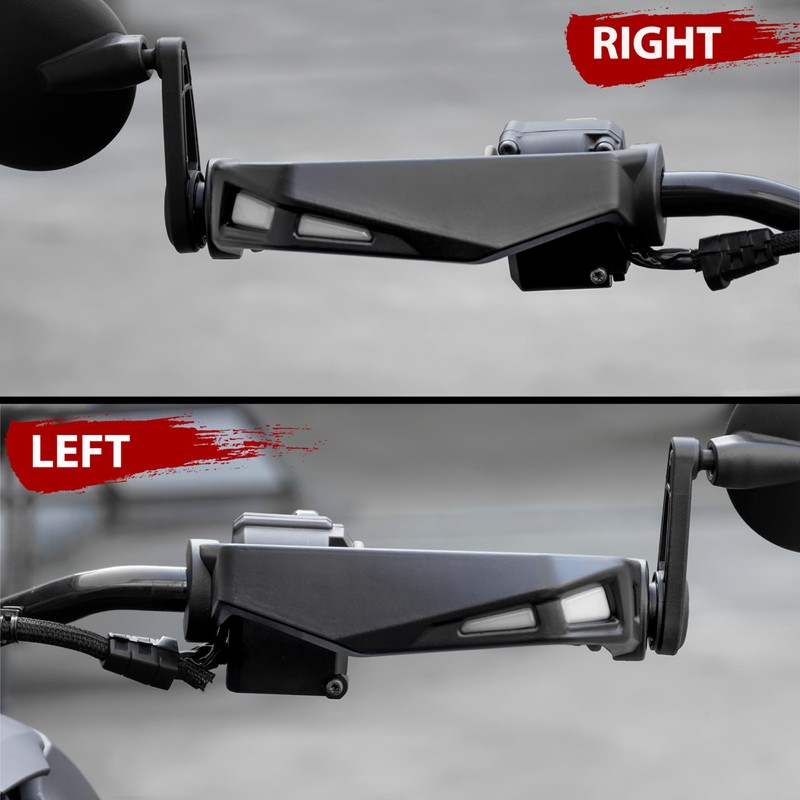 SAUTVS Handguards LED Lights for Can Am Ryker, Aluminum Hand