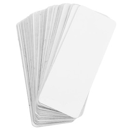 jojofuny 50pcs Reusable Dry Erase Magnetic Labels White Writable Name Tags for Classroom Office Refrigerator and Cabinets Damageproof Attachment Fade Resistant Design