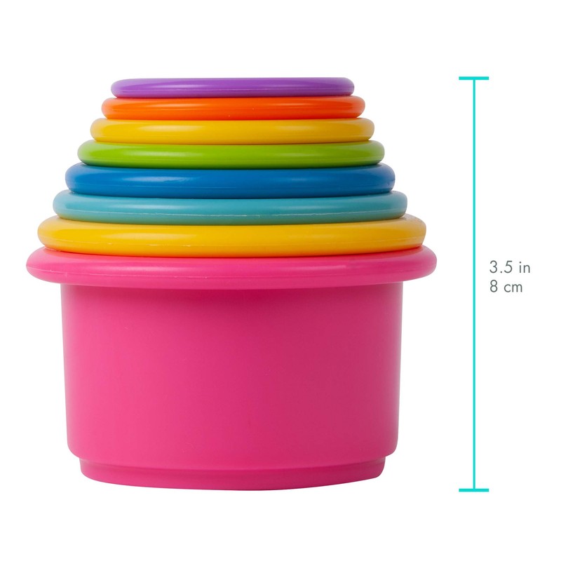 The First Years Stack & Count Stacking Cups - Colorful