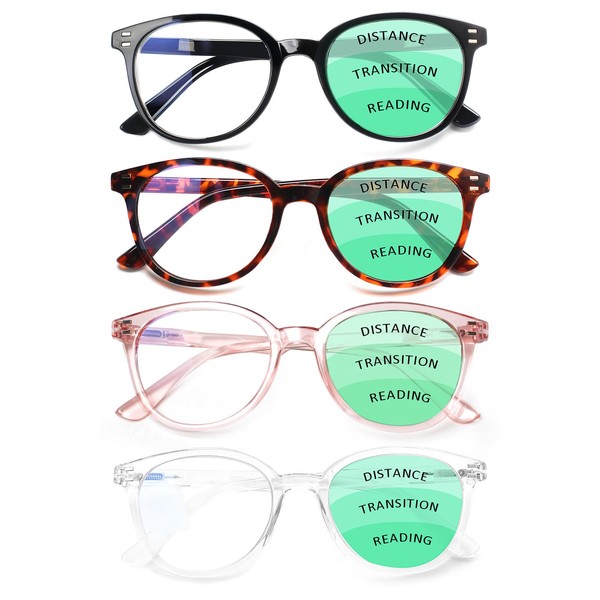 3 Pack Reading Glasses Spring Hinge Stylish Readers Black/Tortoise for