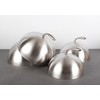 Desirable Steak Okonomiyaki Cover Stainless Steel Dome-Shaped Round Iron Griddle