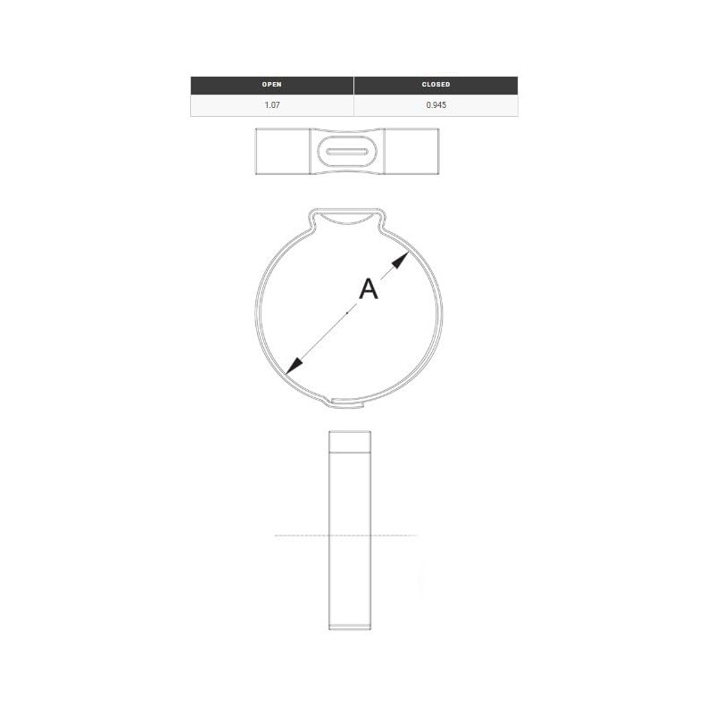 Irrigation 271 Stainless Steel - 3/4" Pinch Irrigation Clamp (50