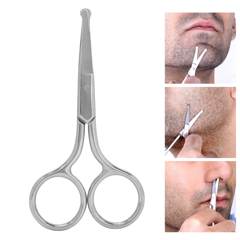 Entatial Tijeras para el Pelo de la Nariz con Punta
