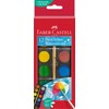 Faber-Castell FABER-CASTELL 125017 - Wasserfarbkasten 12 Farben, inkl. Pinsel, Malkasten