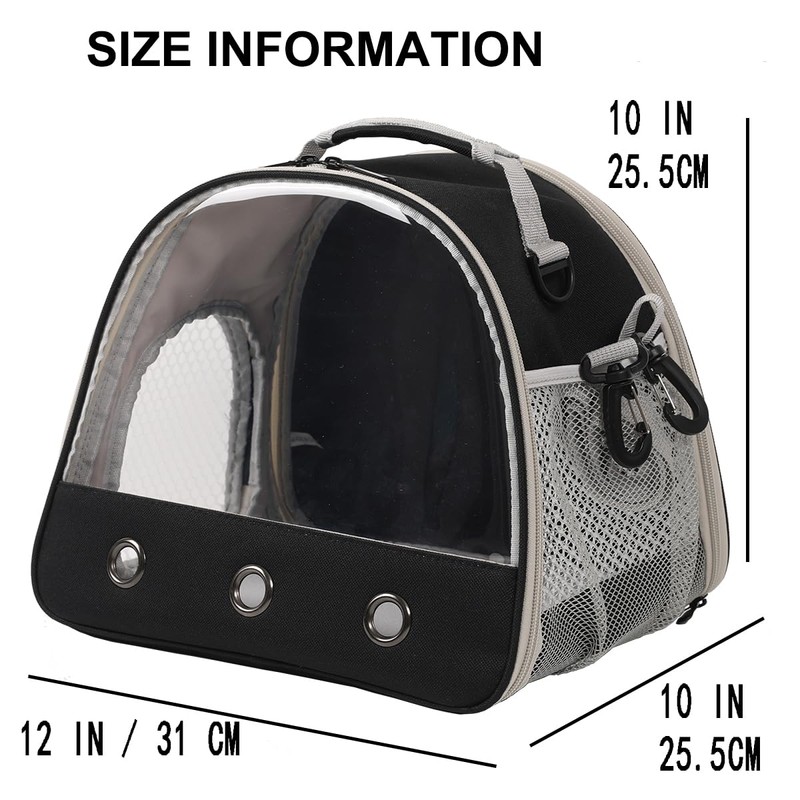 Small Animal Travel Carrier with Absorbent Pad Set, Pee Pad