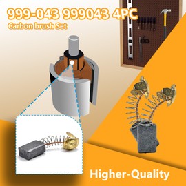 999-043 999043 Carbon brush Replacement for Hitachi Angle Grinder Replaces C7SC C7SB3 C8FB2 CR13VA SP18V CM4SB2 C10FCG C10fSH C10fSB WH22 (4 pack)