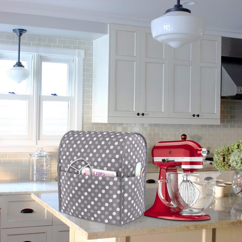 Stand Mixer Cover for KitchenAid 4.5Qt/5Qt Mixer Cloth Cover with