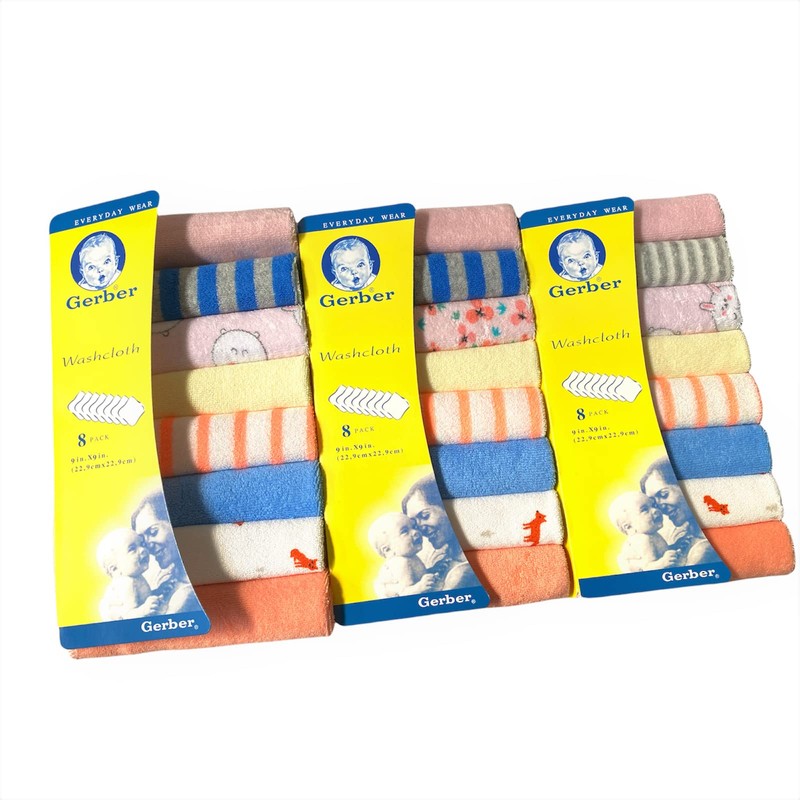 8x baby kids soft wash cloth bath feeding towel flannel