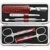 ZWILLING Manicure Set Pedicure Kit Stainless Steel Cowhide Leather Crocodile