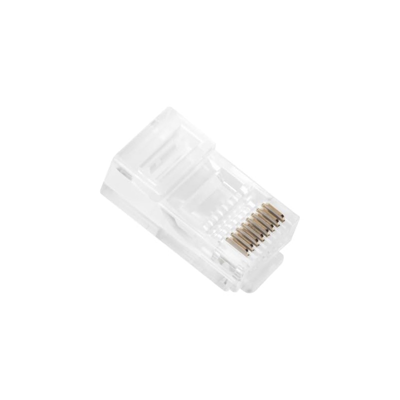 Linkedpro Bote con 100 Piezas de Plug Modular RJ45 Cat5e