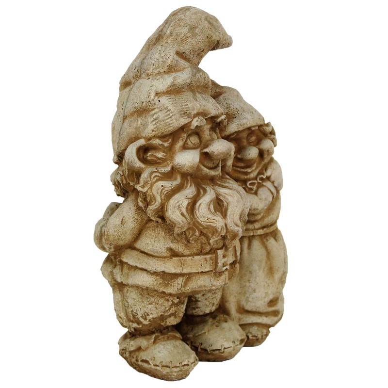 Love Gnomes Garden Statues Concrete Garden Gnomes Cement Gnomes Gnomeo