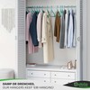NEATERIZE Ultra Heavy Duty Plastic Clothes Hangers - Aqua -
