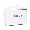 Vintage Metal Bread Bin - Countertop Space-Saving, Extra Large, High