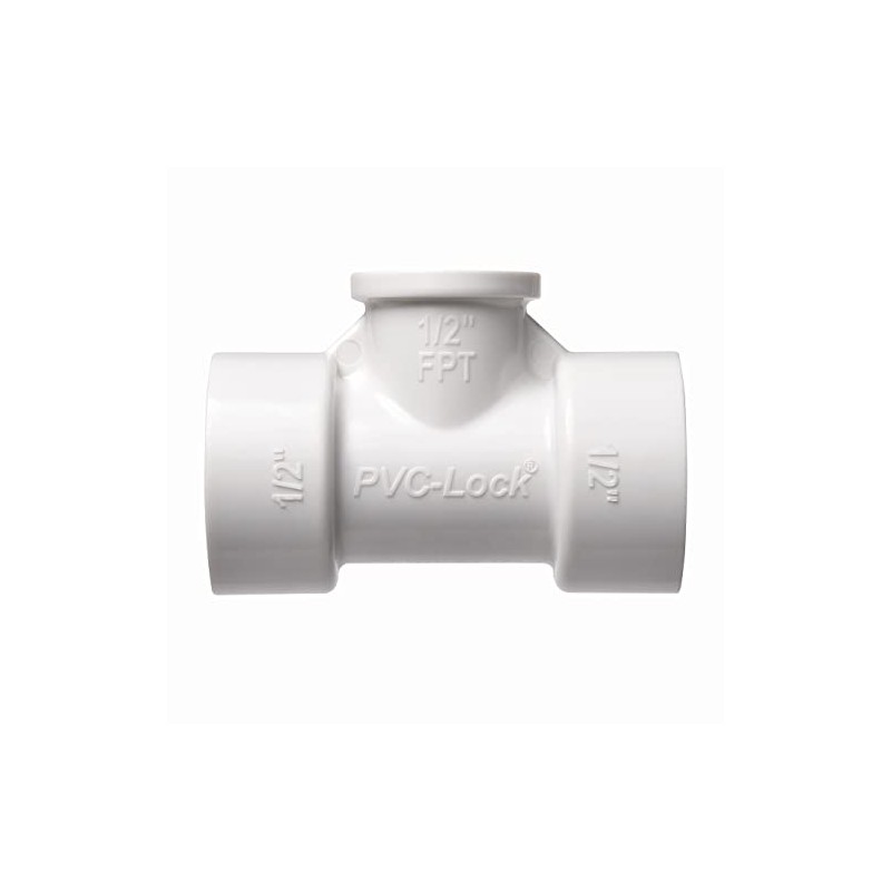 Orbit 33772 1/2" PVC-Lock x 1/2" FPT Tee