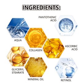 Retinol Creme Gesicht 100ml,Retinol Straffende Gesichtscreme,Feuchtigkeitscreme mit Retinal und Kollagen,Anti Aging Retinal Creme,Skin Care Retinol Creme für Straffere Haut,für Alle Hauttypen