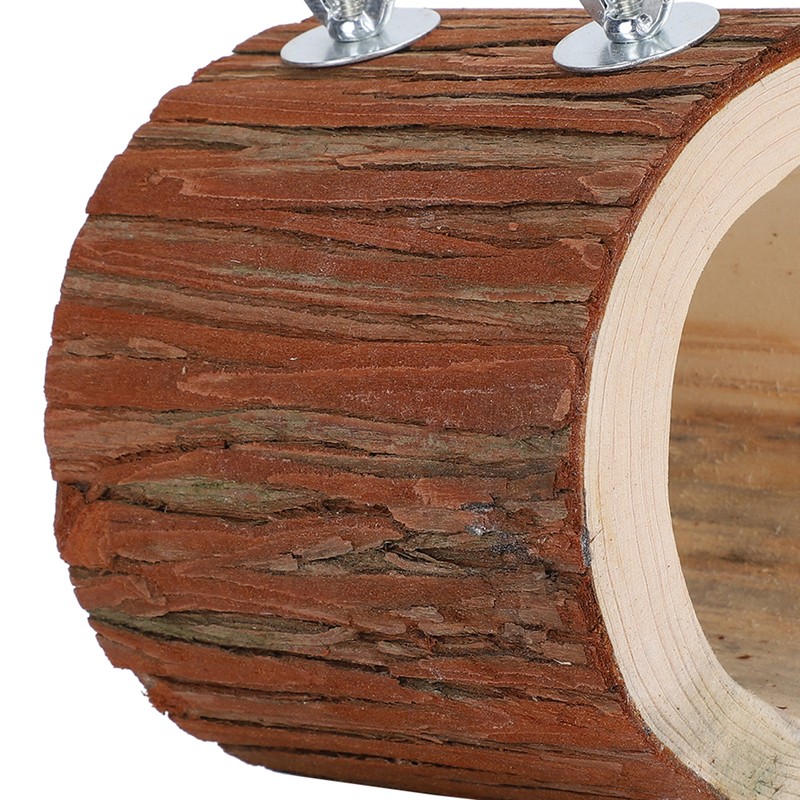 Bird Tree Hole Nest Small Pet Natural Wooden Toy Hideaway