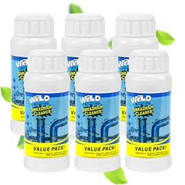 GARINOM Drain Cleaner Powder, Powerful Pipeline Dredging Agent, Kitchen Unblocker, Sink and Drain Cleaner Powder for Kitchen Toilet（6Pcs）