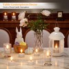 Rechargeable Flameless Tea Lights Candles with Charging Station 12Pcs Battery