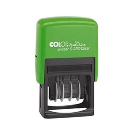 Colop S220 Green Line Date Stamp 12 Years Self-Inking Imprint 22x45mm Black Ref 15520050