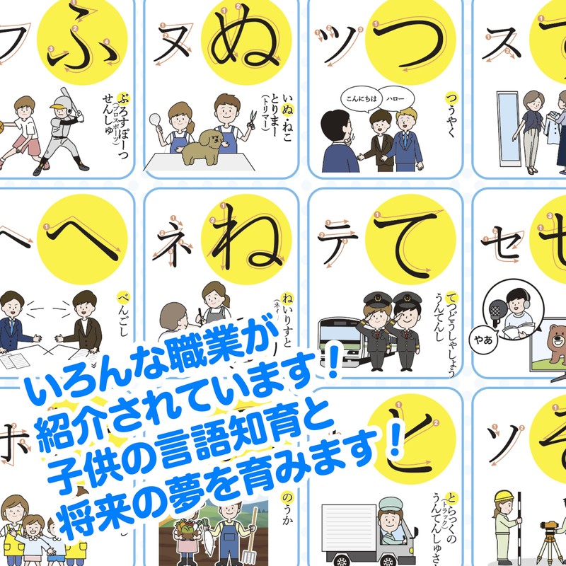 Katakana Hiragana (Katakana) Bath Poster with Easy to Understand Writing