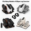 2PCS Ellipse Leg Exerciser Pedal Strap, Adjustable Strap (20x2 Inch)