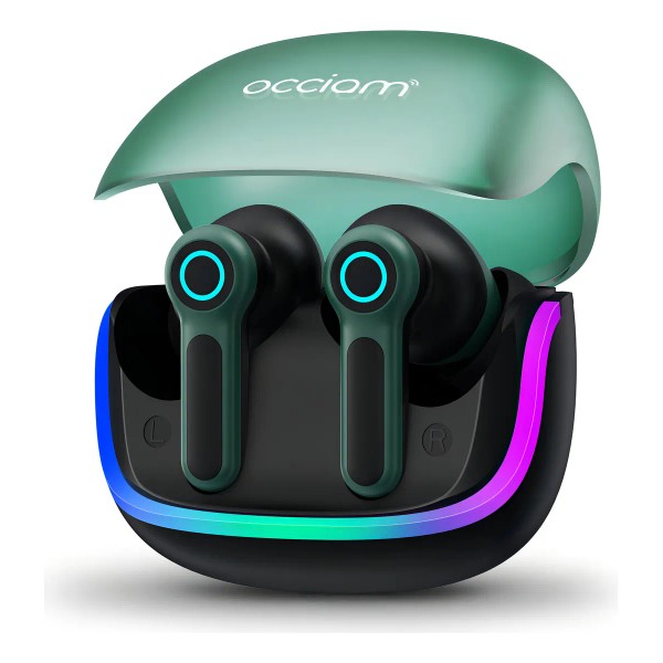 Audífonos Bluetooth Gamer Inalámbricos Occiam G07 In Ear Verde -