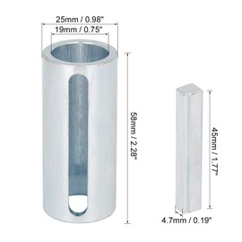 X AUTOHAUX Motor Shaft Sleeve Adapter Step Wrench Kit 3/4 Inch to 1 Inch Replacement