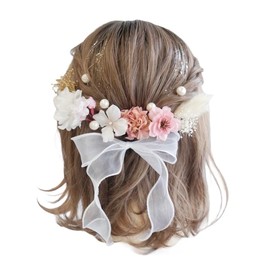 Lomeri O10 Organza Ribbon Hair Ornament (3 Colors) (White)