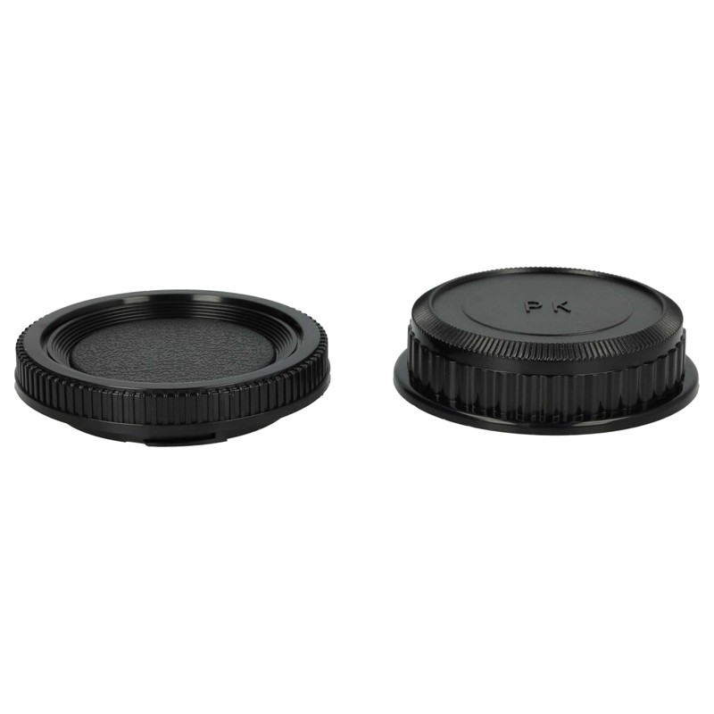 vhbw Lens Cap Set Compatible with Pentax K-30, K-5, K-50,