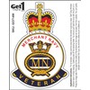 Merchant Navy Veteran Car Sticker - for Exterior or Interior