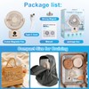 Cruise Magnetic Oscillating Fan with Digital Display, Cruise Ship Approved,