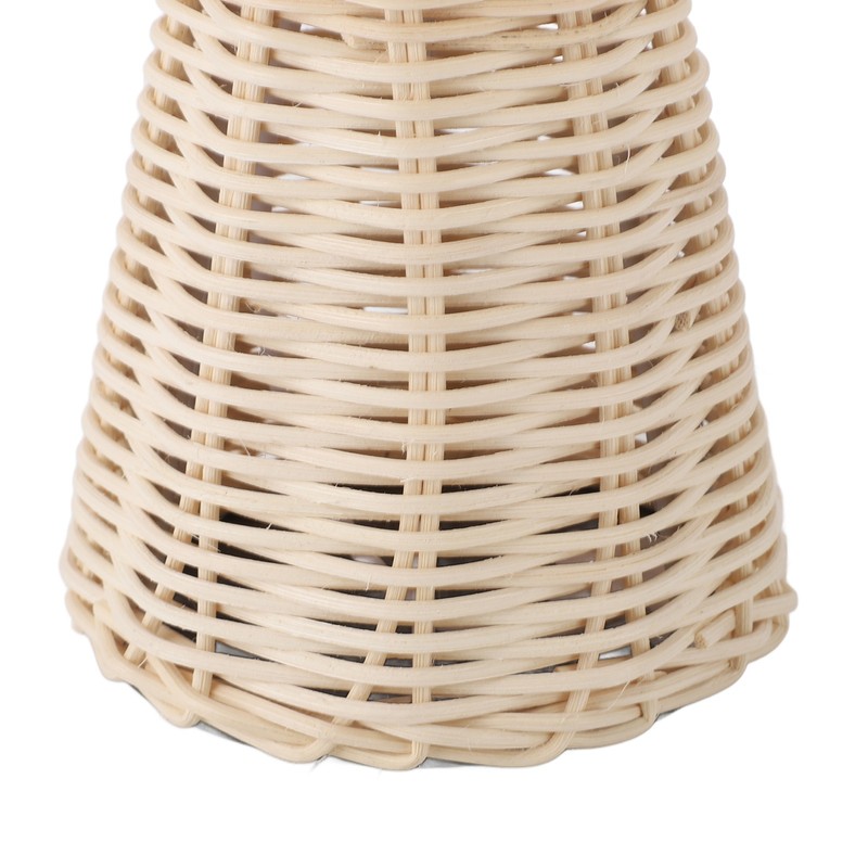 Pleated Table Lamp with Remote Control Modern Beige Fabric Shade