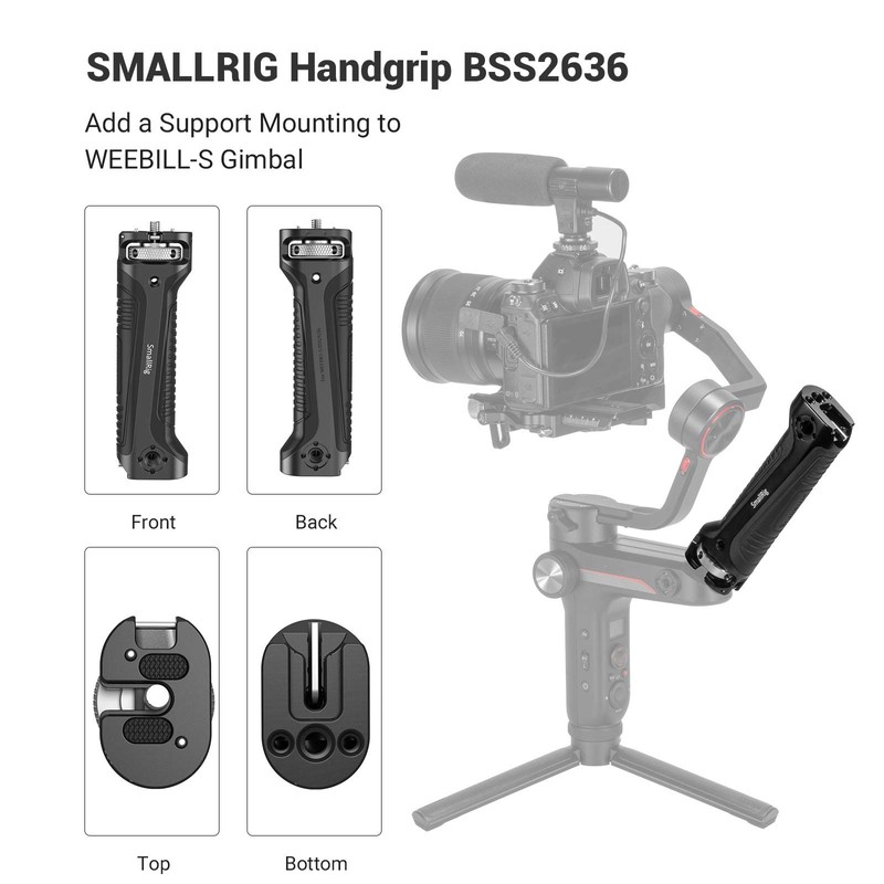 SMALLRIG Handle Grip Handgrip for Zhiyun-Tech WEEBILL-S Gimbal with Cold