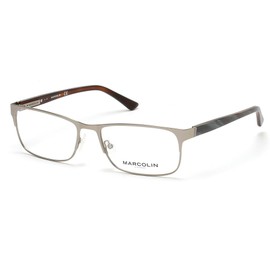 Marcolin MA3010 Eyeglass Frames - Matte Gun Metal Frame, 58 mm Lens Diameter MA301058009
