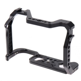 FOTGA Camera Cage and Top Handle Kit for Canon EOS R5/R5C/R6 Camera, Aluminium Alloy Video Vlogging Camera Cage Rig, with Cold Shoe, Quick Release Plate for Arca Swiss Standard