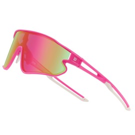 Duco Sports Sunglasses Men's Polarized Sunglasses for Sports UV400 UV Protection Bicycle/Baseball/Tennis/Driving/Running/Fishing/Golf/Marathon/Skiing 0023, L
