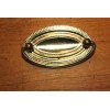 Vintage Amerock BP 866-3 Antique Brass Dresser Drawer Curio Pull