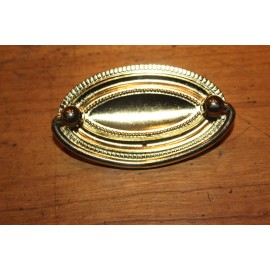 Vintage Amerock BP 866-3 Antique Brass Dresser Drawer Curio Pull Handle GG-8