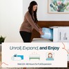 LINENSPA Memory Foam Mattress Topper - 2 Inch Gel Infused