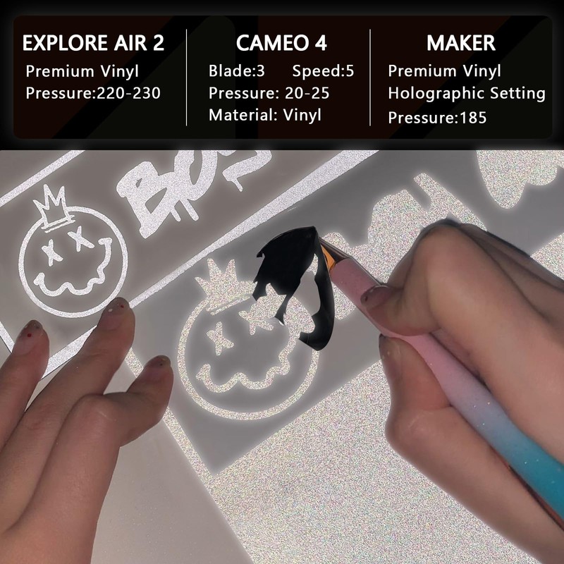 WRAPXPERT Black Reflective Vinyl for Cricut, 12" x5ft Reflective Vinyl