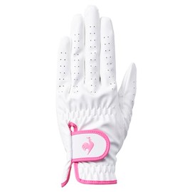 COX SPORTIF GOLF QQCXJD02AT Golf Gloves, Right-Handed, One Handed, All Weather, Synthetic Leather, Grip, WH00 (white), L