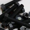 Caterpillar Red 10 x Black Hexagon Head Screws Polypropylene (PP)