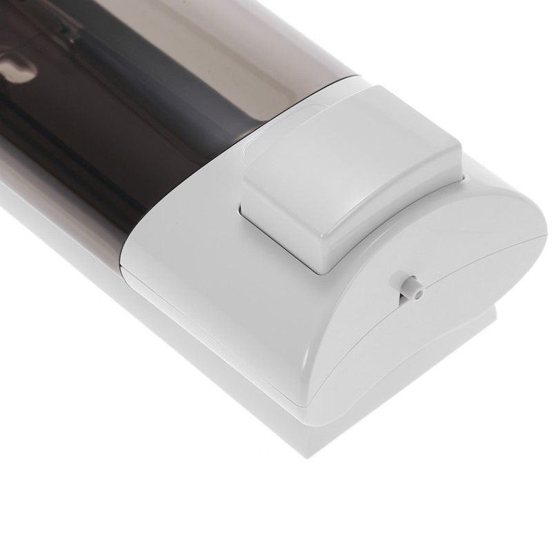 CHUANGDIAN Wall-mounted Single Bottle Manual Soap Dispenser Shampoo Box Rest