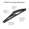 ORRIFY Rear Windshield Wiper Blade Arm Set for Toyota Prius