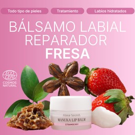 Alma Secret Manuka Inca Inchi & Monel Lip Balm FRESA 10 ml