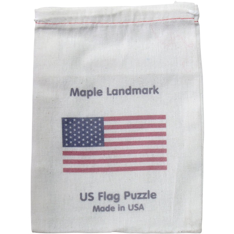 Flag Shaped Puzzle - Made in USA