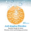 15 Pcs Urinal Mats with Scented Set, Splash Free Urinal