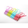 Wide 2.5" H-Shape Silicone Towel Bands (4-Pack) + 12 Clips: