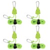 SANLIKE Camping Rope Set, 4-Piece Set, Tent Rope, 13.1 ft